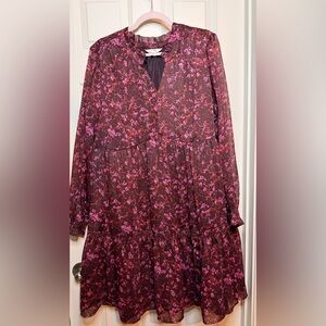 Floral Long Sleeve Dress